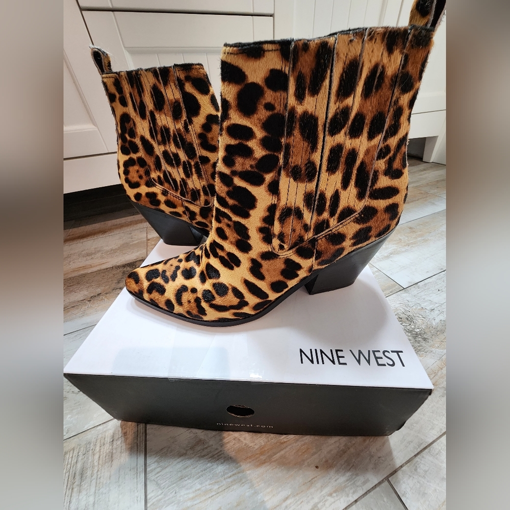 Nine West Leopard Boots